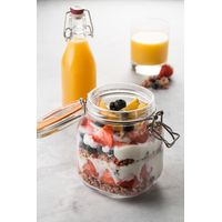 Clip Top Jar - Square 1L