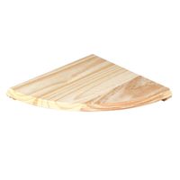 Natural Wood Corner Shelf Kit 380mm