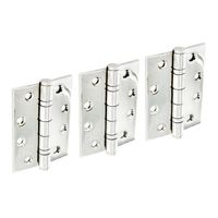 Stainless Steel B.b. Hinges Polished (1 1/2 Pair) 100mm