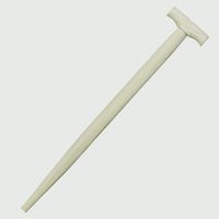 Replacement Ash Crutch Handle - 304S Pattern Single Bent Taper 700mm (28") 11/2"