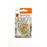 Screw Eyes - Brass Plated (Blister Pack) Assorted