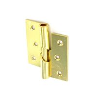 Rising Butt Hinges RH Brass Plated (Pair) 75mm