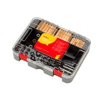 84 Piece Wood Working Dowel Jig Kit