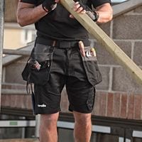 Worker Plus Holster Shorts Black - Size 28