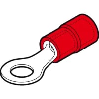 Red Insulated Ring Terminal M3.5 Hole for 0.25-1.5mm Cables