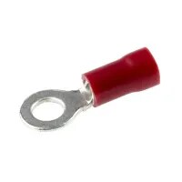 Red Insulated Ring Terminal M8 Hole for 0.25-1.5mm Cables