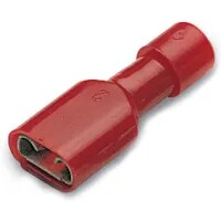 Red Fully Insulated Female Spade Terminal 2.8 x 0.8mm Spade
