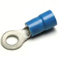 Blue Insulated Ring Terminal M4 Hole for