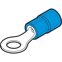 Blue Insulated Ring Terminal M3.5 Hole for
