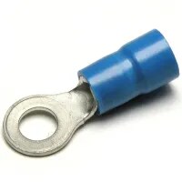 Blue Insulated Ring Terminal M5 Hole for