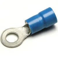 Blue Insulated Ring Terminal M6 Hole for