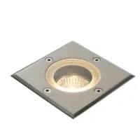 Groundlight Rcsd Square GU10 IP65 50W 240V Stainless Steel