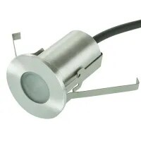 Luminaire Wall/floor Recessed White LED Stainless Steel IP68