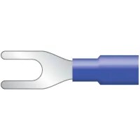 Terminal Fork Pre-insulated (Pack of 100) 27A 1.5-2.5mm2 Blue - CIF2-3