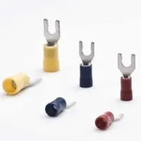 Terminal Locking Fork Pack 100 0.5-1.5mm2 Red - CILF1-3.5