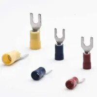 Terminal Locking Fork Pack 100 0.5-1.5mm2 Red - CILF1-5