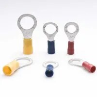 Terminal Ring Pre-insulated Pack 100 19A 0.5-1.5mm2 Red - CIR1-12