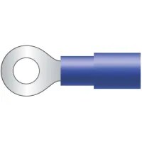 Terminal Ring Pre-insulated Pack 100 27A 1.5-2.5mm2 Blue - CIR2-3