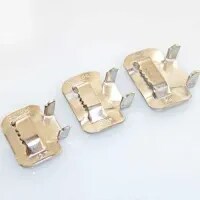 Buckle Uncoated Jaw Type (Pack of 100) 9.5mm Stainless Steel