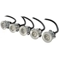 Groundlight Wall Recessed Blue LED 0.5W Stainless Steel IP65