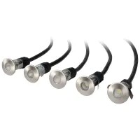 Groundlight Wall Rcsd Cool White LED 0.5W Stainless Steel