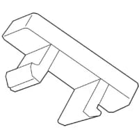 Marker Term Block Modular Push In 6 x 10mm White PC Halgn Free