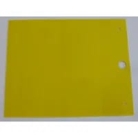 Legend Adhesive Equipment Labelling 50 x 50mm Yellow PVC