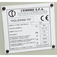Lgnd Adhesive Equipment Labelling 35 x 100mm White PVC 4 x 4mm Riv