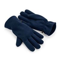 Recycled Fleece Gloves French Navy - BB298R FNA S/M