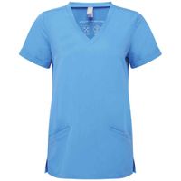 Ladies Invincible Onna-Stretch Tunic Ladies Ceil Blue - NN310 CEI 4XL