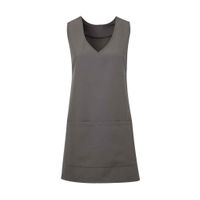 Wrap Around Tunic Apron Dark Grey - PR177 DGY S/M