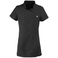 Ladies Blossom Short Sleeve Tunic Ladies Black PR683 Black 14