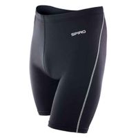 Bodyfit Base Layer Shorts Mens Black SR250M Black Xl/xxl