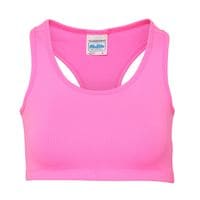 Women's Cool Sports Crop Top Female Electric Pink L
