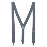 Clip-on Trouser Braces Steel One Size