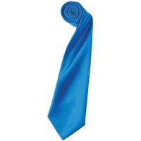 'Colours' Satin Tie Sapphire One Size