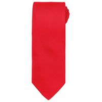 Micro Waffle Tie Red One Size