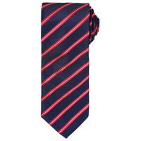 Sports Stripe Tie Navy/Red One Size