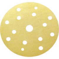 1944 Siaone Discs 150mm P80 15-Hole Gold-Yellow (Pack of 50)