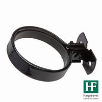 100mm Rainwater Zinc Plated Screw to Wall Pipe Bracket with Gasket PX