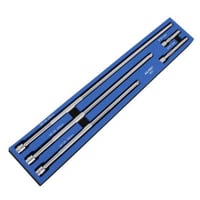 5 Piece 3/8in Drive Extra Long Extension Bar Set
