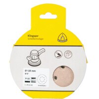 PS33CK Self-Fastening Paper Disc 125mm P120 8 Hole (Pack of 100)