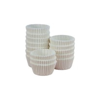 Cupcake Case White Crimped - Pack of 500