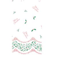Banqueting Roll Embossed Paper Festive Foliage 25m - Pack of 2