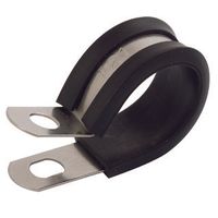 80mm Stainless Steel 'P' Clip Pack of 10
