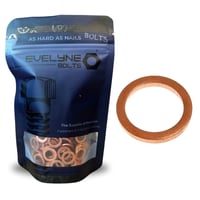 Copper Washer M14 x 20mm x 1.5mm Pack of 100