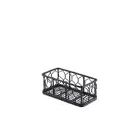 Rectangular Black Wire Basket 14 x 7 x 5.5cm