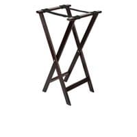 Mahogany Tray Stand 33in/840mm High 16.5in/420mm Wide
