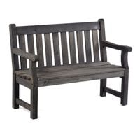 Darwin Garden Bench 120cm Length 2 Person - Dark Grey