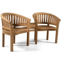 Windsor Companion/Love Seat Teak Bench - Grade A Garden Teak - 170cm Length - 2 Person Classic Design